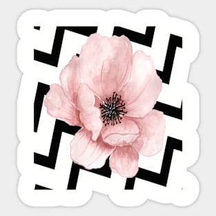 Vintage flower pattrn Sticker